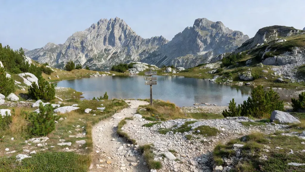 Czarnogóra Crno Jezero Žabljak Tara Ulcinj Jezioro Szkoderskie