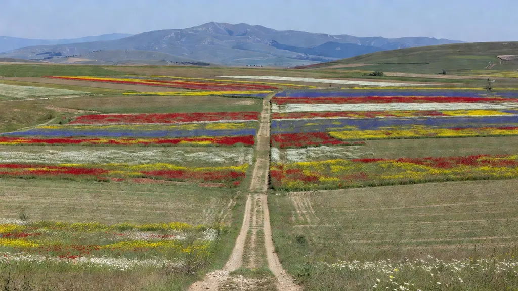 Zobacz Fioritura Di Castelluccio Di Norcia Raz W Życiu